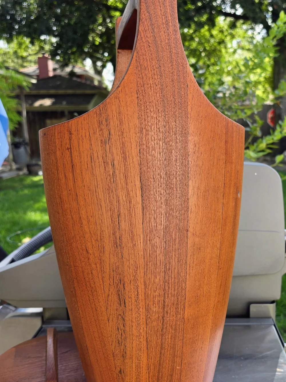 Dansk Mid-Century Teak Ice Bucket - Warm Brown